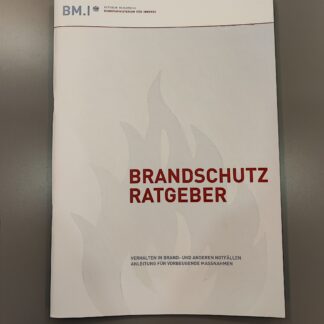 Verhalten im Brandfall - Vordruck