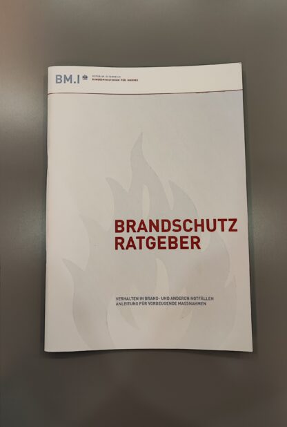 Verhalten im Brandfall - Vordruck